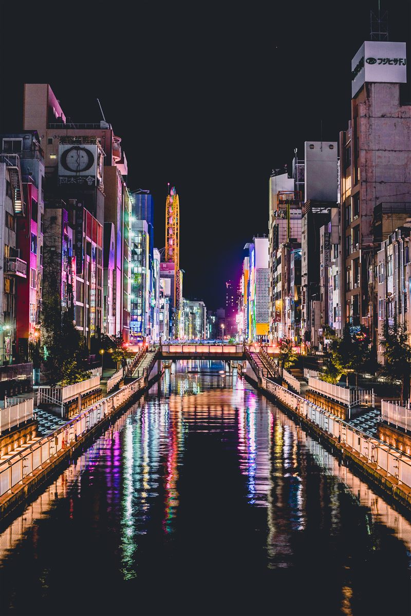 大阪・道頓堀の夜景